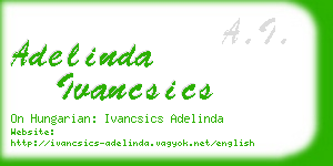 adelinda ivancsics business card